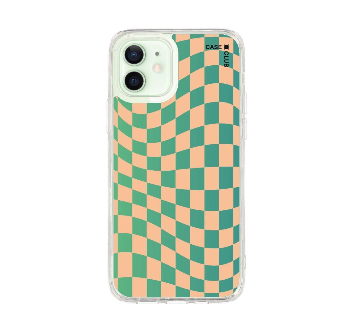 green gradient grid